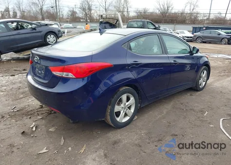 2011 Hyundai Elantra Gls from USA, damaged, VIN 5NPDH4AE8BH049920